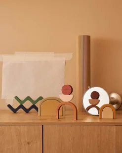 Set in Legno da Costruzione - Forme - Gioco Educativo Fatto a Mano per Stimolare il tuo Bambino