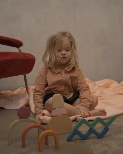 Set in Legno da Costruzione - Forme - Gioco Educativo Fatto a Mano per Stimolare il tuo Bambino