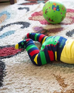 Set Leggings e Calzini Antiscivolo Grip+Easy - Devin il Dinosauro