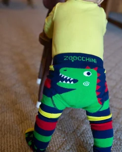 Set Leggings e Calzini Antiscivolo Grip+Easy - Devin il Dinosauro