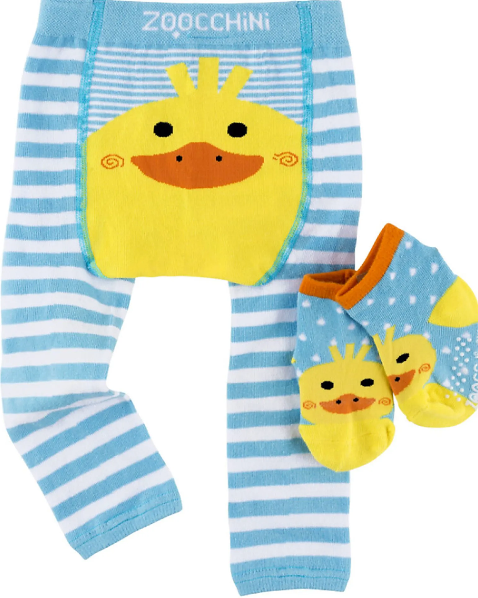 Set Leggings e Calzini Antiscivolo Grip+Easy - Puddles l’Anatroccolo