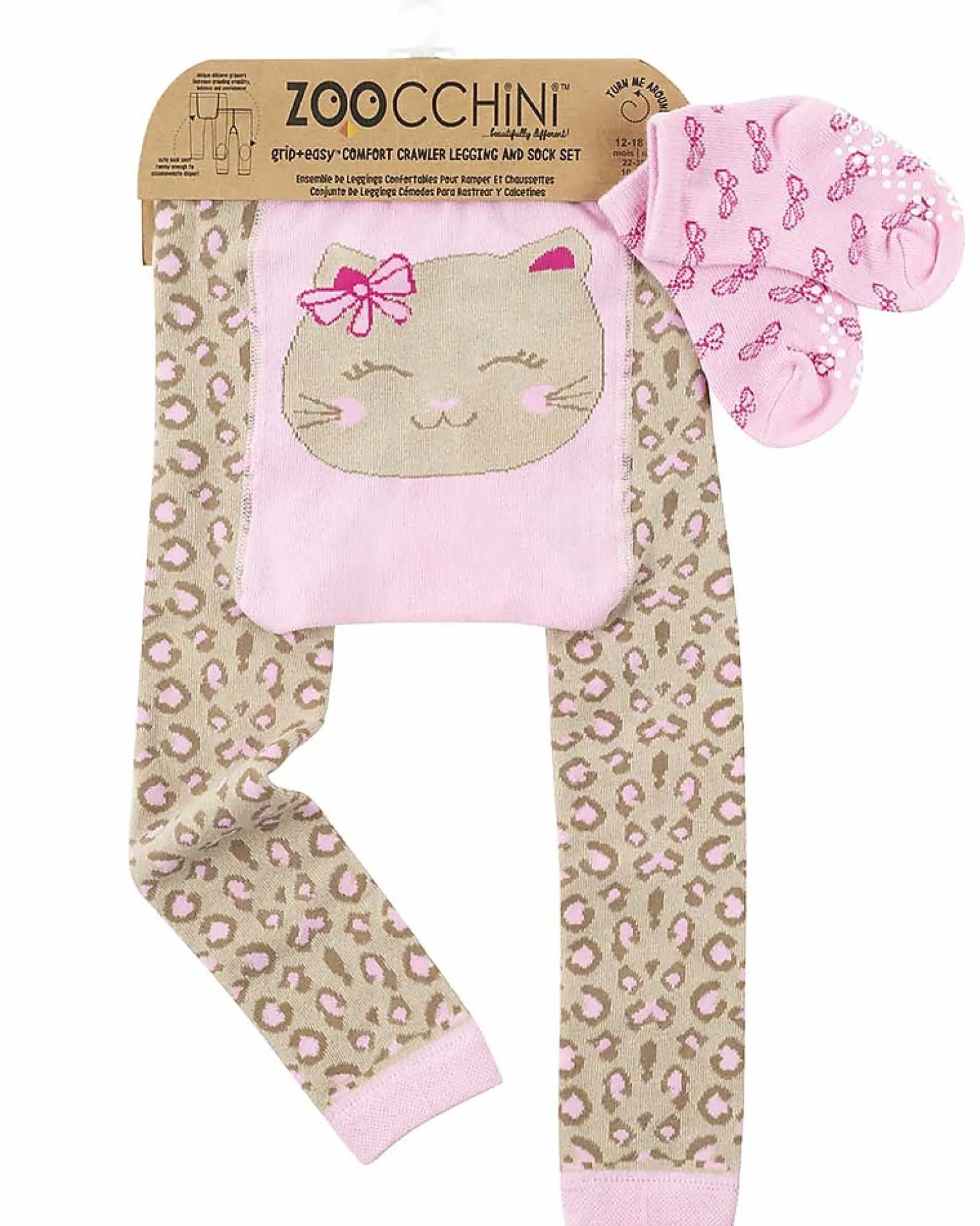 Set Leggings e Calzini Antiscivolo Kallie la Gattina Grip+Easy