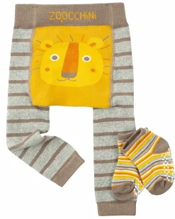 Set Leggings e Calzini Antiscivolo Leo il Leone Grip+Easy