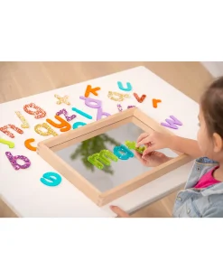 Set 26 Lettere Glitterate per Lavagna Luminosa - Divertimento e Conoscenza Sensoriale