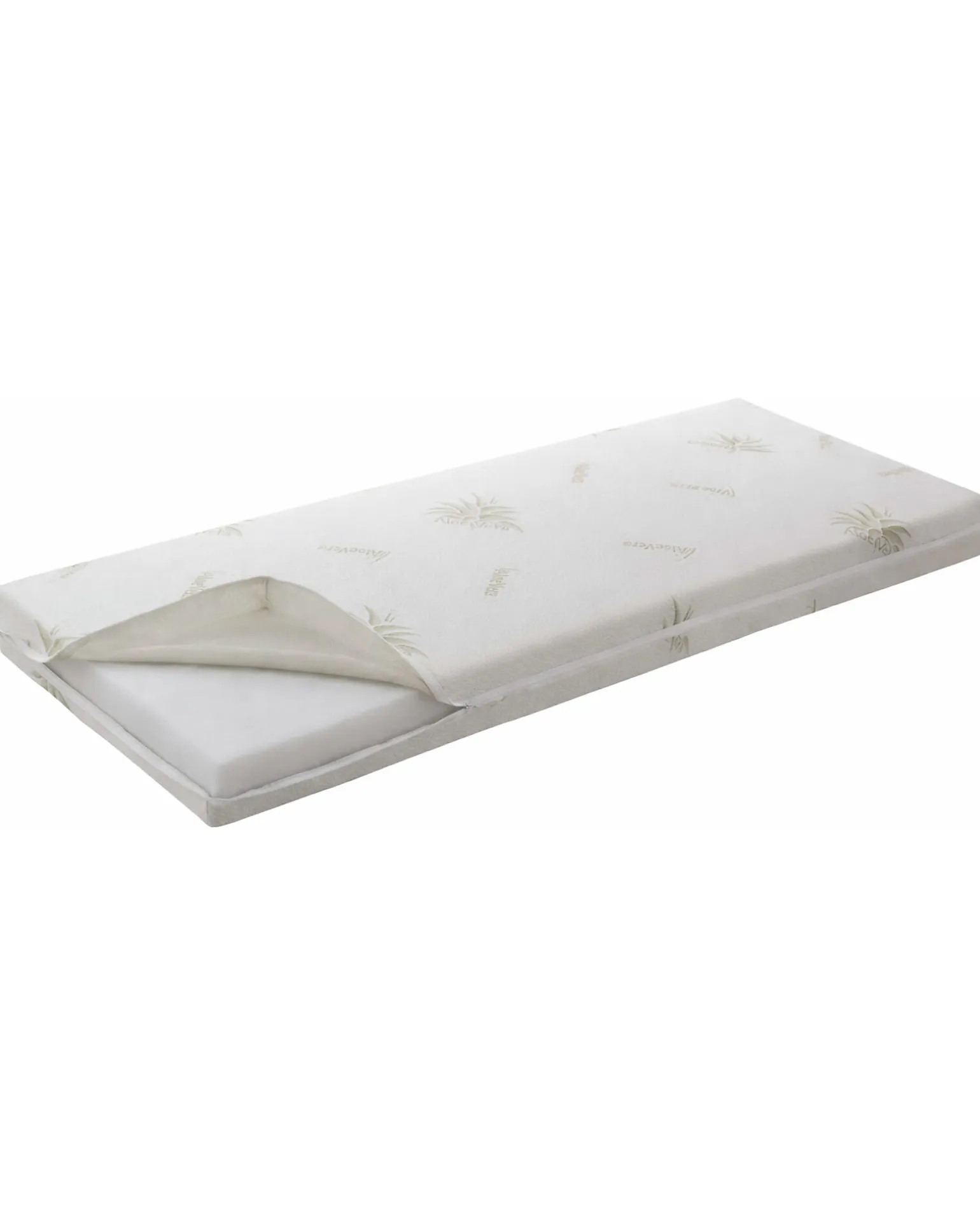 Set 3: Letto Montessori Evolutivo Evi 140x70cm + Cassetto + Materasso 11 cm Aloe Vera