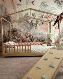 Set 2: Letto Montessori Evolutivo Evi 200x90cm + Materasso 12 cm Aloe Vera