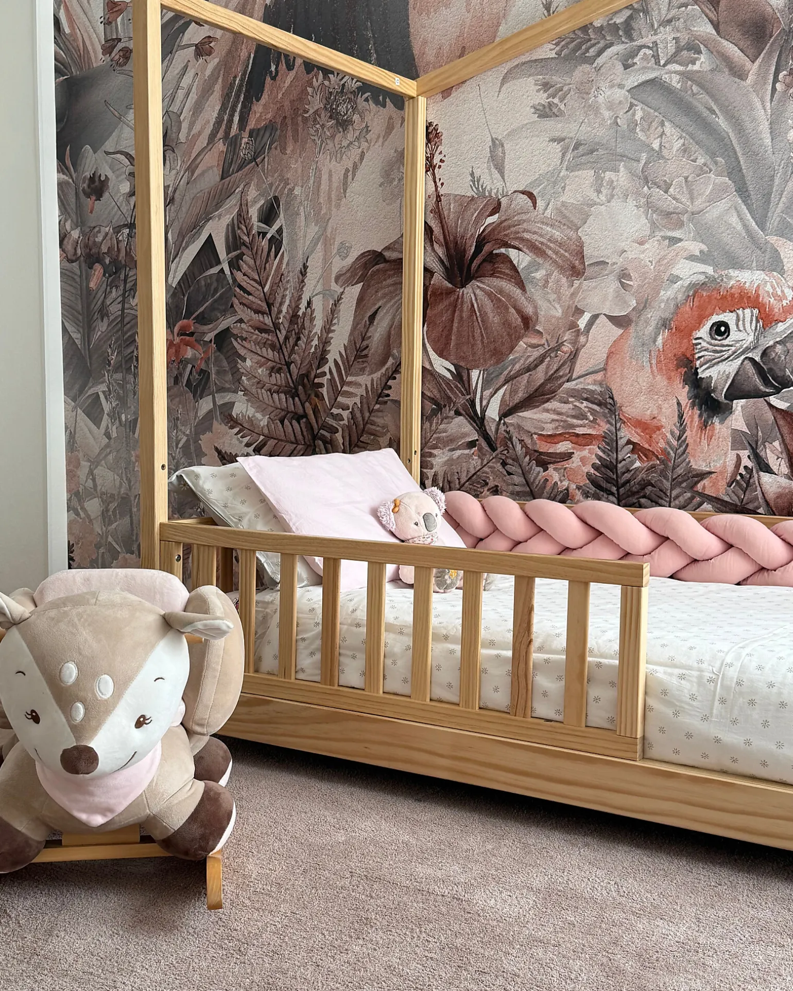 Set 2: Letto Montessori Evolutivo Evi 200x90cm + Materasso 14 cm Antiacaro