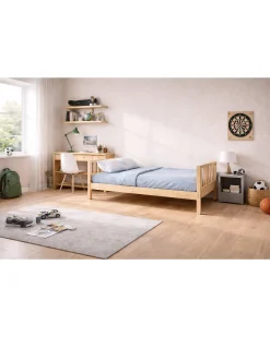 Set 2: Letto Montessori Evolutivo Evi 200x90cm + Materasso 14 cm Antiacaro