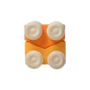 Set 2 Macchinine Impilabili - Arancio - Legno di Acero - 0+ anni