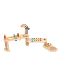 Set Musicale Ripieghevole in Legno - 32,2 x 12 x 29,1 cm - 3+ Anni