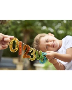 Set 14 Numeri Glitterati per Lavagna Luminosa - Divertimento e Conoscenza Sensoriale