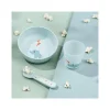 Set Pappa Foodie - Ciotola Bicchiere e Cucchiaio - Elphee & Croco - Blu - 100% PP Alimentare