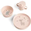 Set Pappa Foodie - Piatto Ciotola e Tazza - Celebration - Cipria - 100% PP Alimentare