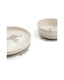 Set Pappa Foodie - Piatto Ciotola e Tazza - Lalee - Sabbia - 100% PP Alimentare