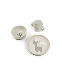 Set Pappa Foodie - Piatto Ciotola e Tazza - Lalee - Sabbia - 100% PP Alimentare
