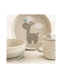 Set Pappa Foodie - Piatto Ciotola e Tazza - Lalee - Sabbia - 100% PP Alimentare