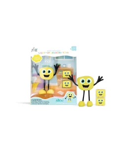 Set Personaggio Alex - con 2 Cubi Inclusi - Giallo - Adatto da 3 anni - 100% Plastica Riciclata