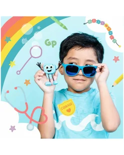 Set Personaggio Blair - con 2 Cubi Inclusi - Azzurro - Adatto da 3 anni - 100% Plastica Riciclata