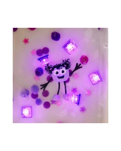 Set Personaggio Lumi - con 2 Cubi Inclusi - Viola - Adatto da 3 anni - 100% Plastica Riciclata