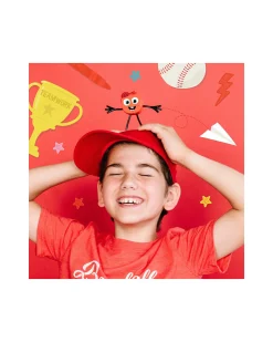 Set Personaggio Sammy - con 2 Cubi Inclusi - Rosso - Adatto da 3 anni - 100% Plastica Riciclata