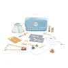 Set Piccolo Veterinario in Legno - 16 Pezzi - 24 x 18 x 9 cm - 3+ Anni