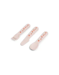 Set Posate da Apprendimento - Tiny Farm - Cipria