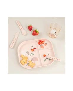 Set Posate da Apprendimento - Tiny Farm - Cipria