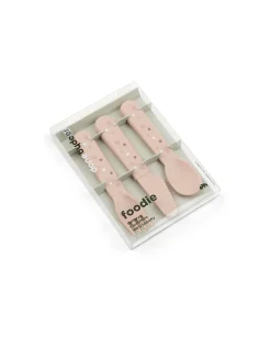 Set Posate Foodie - Happy Dots Cipria - 100% PP Alimentare