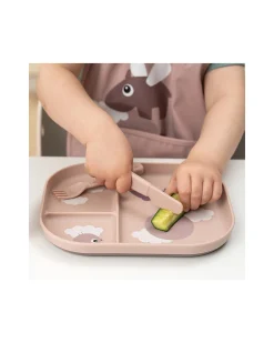 Set Posate Foodie - Happy Dots Cipria - 100% PP Alimentare