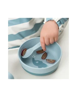 Set Posate - Happy Dots Blu - 100% PP Alimentare