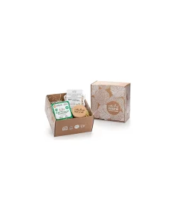 Set Regalo Piatti Menta Zero Rifiuti: Detersivo Solido - Spazzola per Piatti - Porta Solido