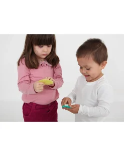 Set Silishapes Cerchi - Silicone Alimentare - Differenti Superfici Tattili - +3 Anni
