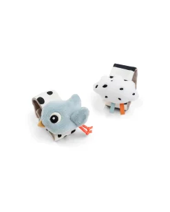 Set 2 Sonagli da Polso - Happy Clouds - Blu - 0+