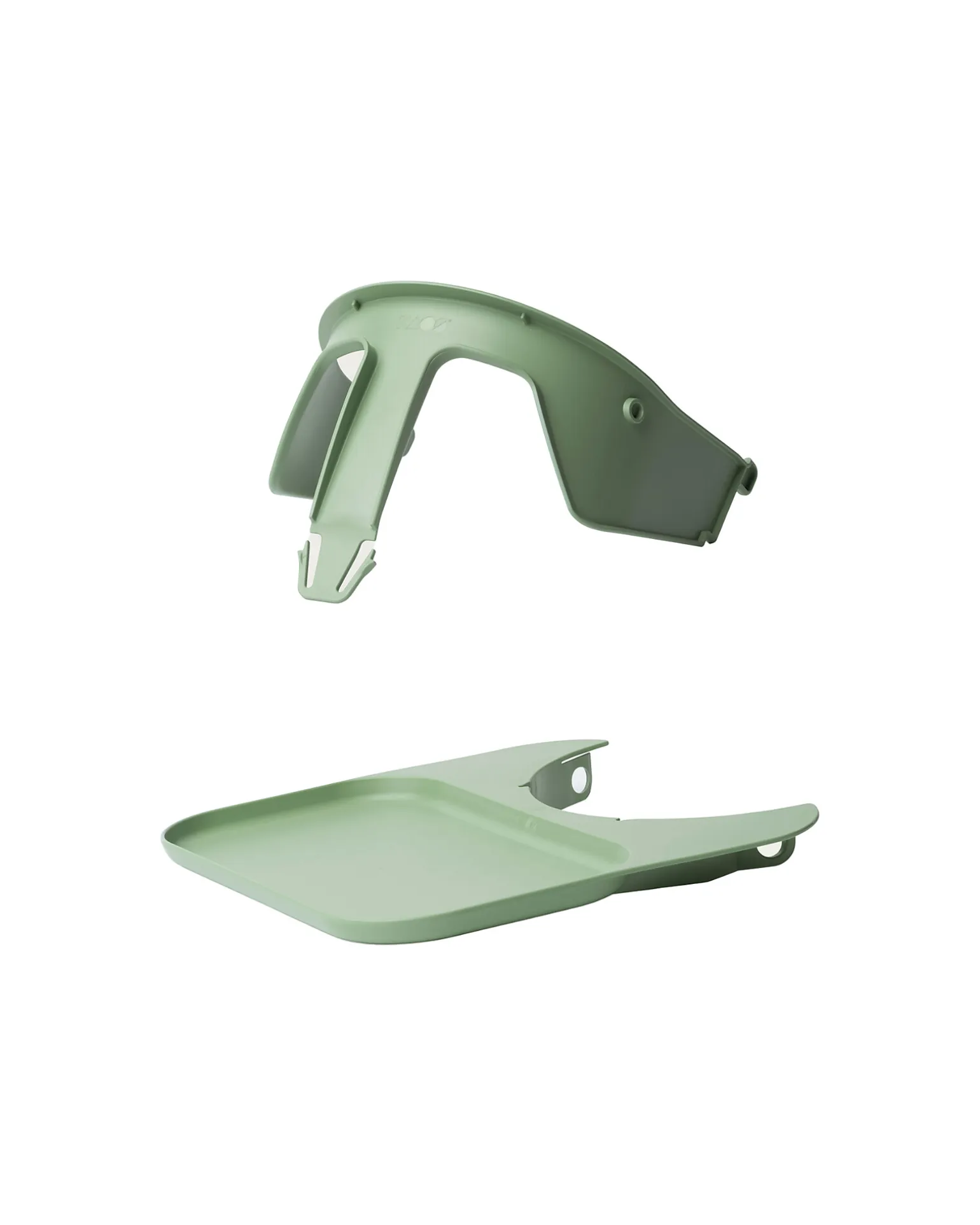Set Sponda di Sicurezza + Vassoio per Sedia Evolutiva KLAPP - Verde