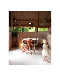 Set Sponda di Sicurezza + Vassoio per Sedia Evolutiva KLAPP - Terracotta