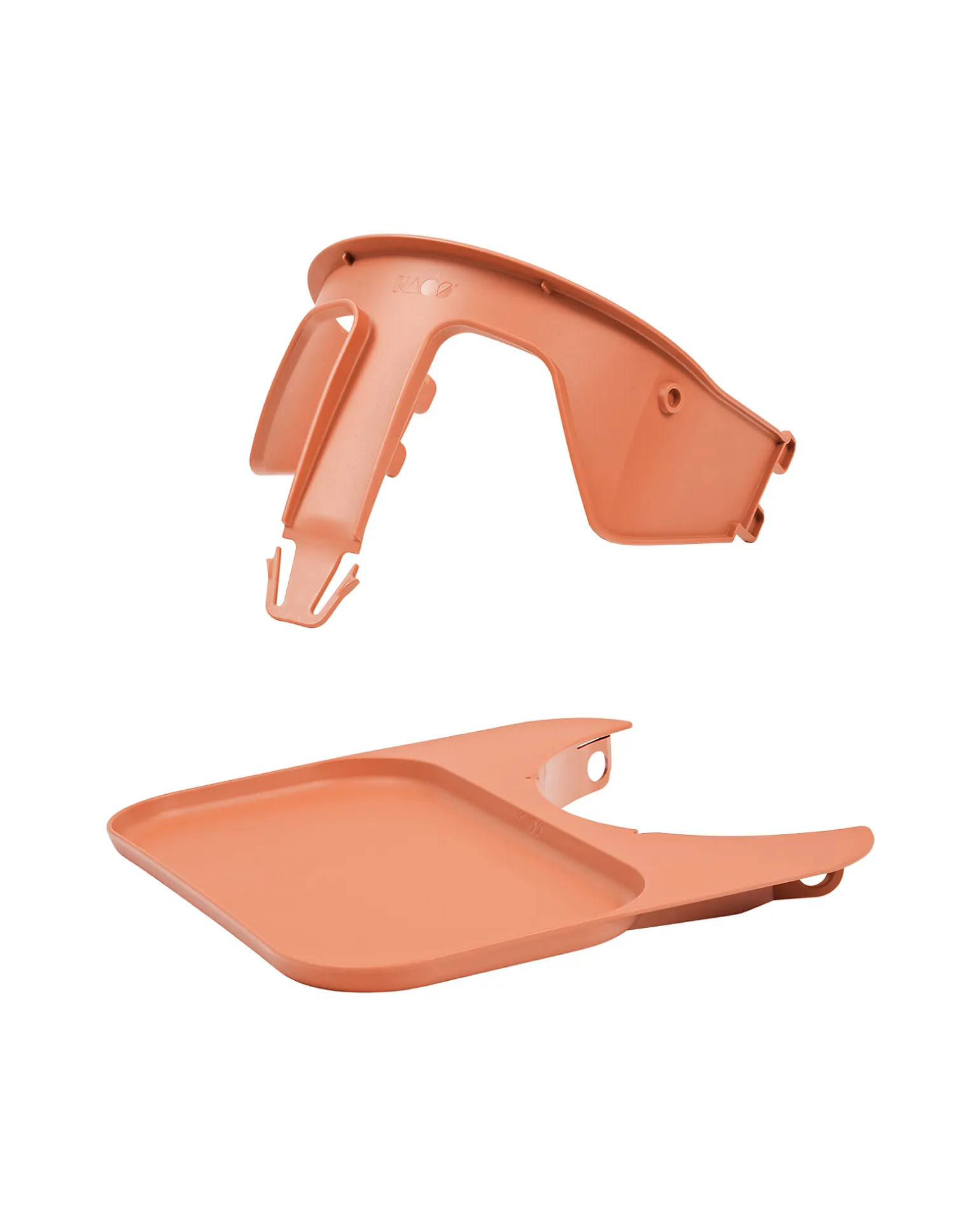 Set Sponda di Sicurezza + Vassoio per Sedia Evolutiva KLAPP - Terracotta