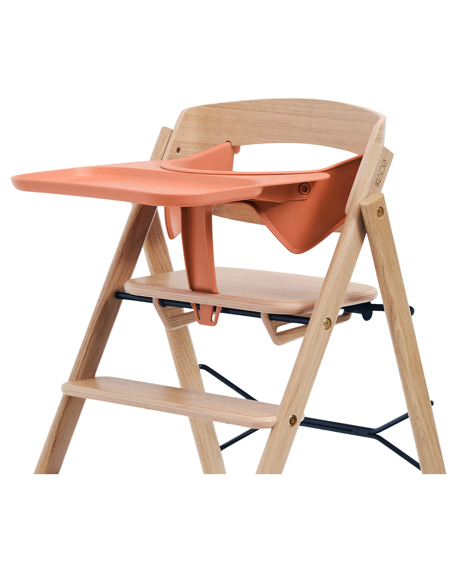 Set Sponda di Sicurezza + Vassoio per Sedia Evolutiva KLAPP - Terracotta