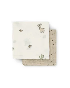 Set 2 Telini Antirigurgito - Lalee - Sabbia - 65x65 cm - 100% cotone