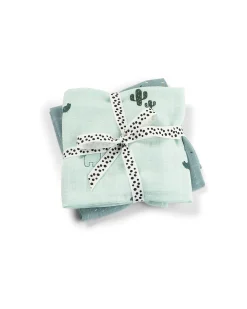 Set 2 Telini Antirigurgito - Lalee - Blu - 65x65 cm - 100% cotone