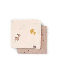 Set 2 Telini Antirigurgito - Lalee - Cipria - 65x65 cm - 100% cotone
