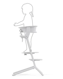 Set Torre di Apprendimento per Sedia Evolutiva LEMO - All White - Include Tappetini Antiscivolo