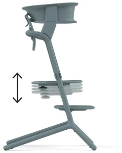 Set Torre di Apprendimento per Sedia Evolutiva LEMO - Stone Blue - Include Tappetini Antiscivolo