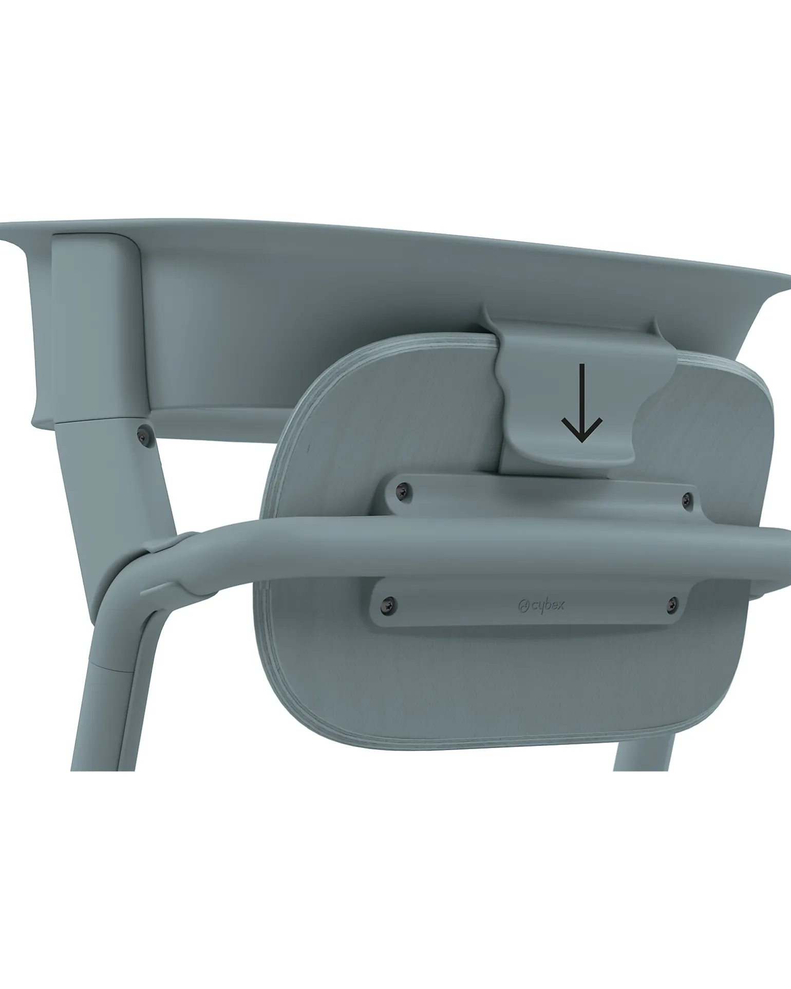 Set Torre di Apprendimento per Sedia Evolutiva LEMO - Stone Blue - Include Tappetini Antiscivolo