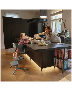 Set Torre di Apprendimento per Sedia Evolutiva LEMO - Stone Blue - Include Tappetini Antiscivolo