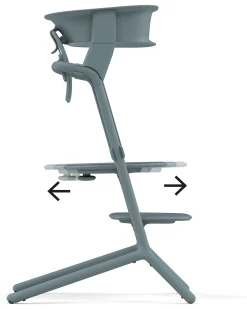 Set Torre di Apprendimento per Sedia Evolutiva LEMO - Stone Blue - Include Tappetini Antiscivolo