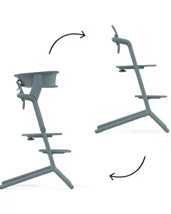 Set Torre di Apprendimento per Sedia Evolutiva LEMO - Stone Blue - Include Tappetini Antiscivolo