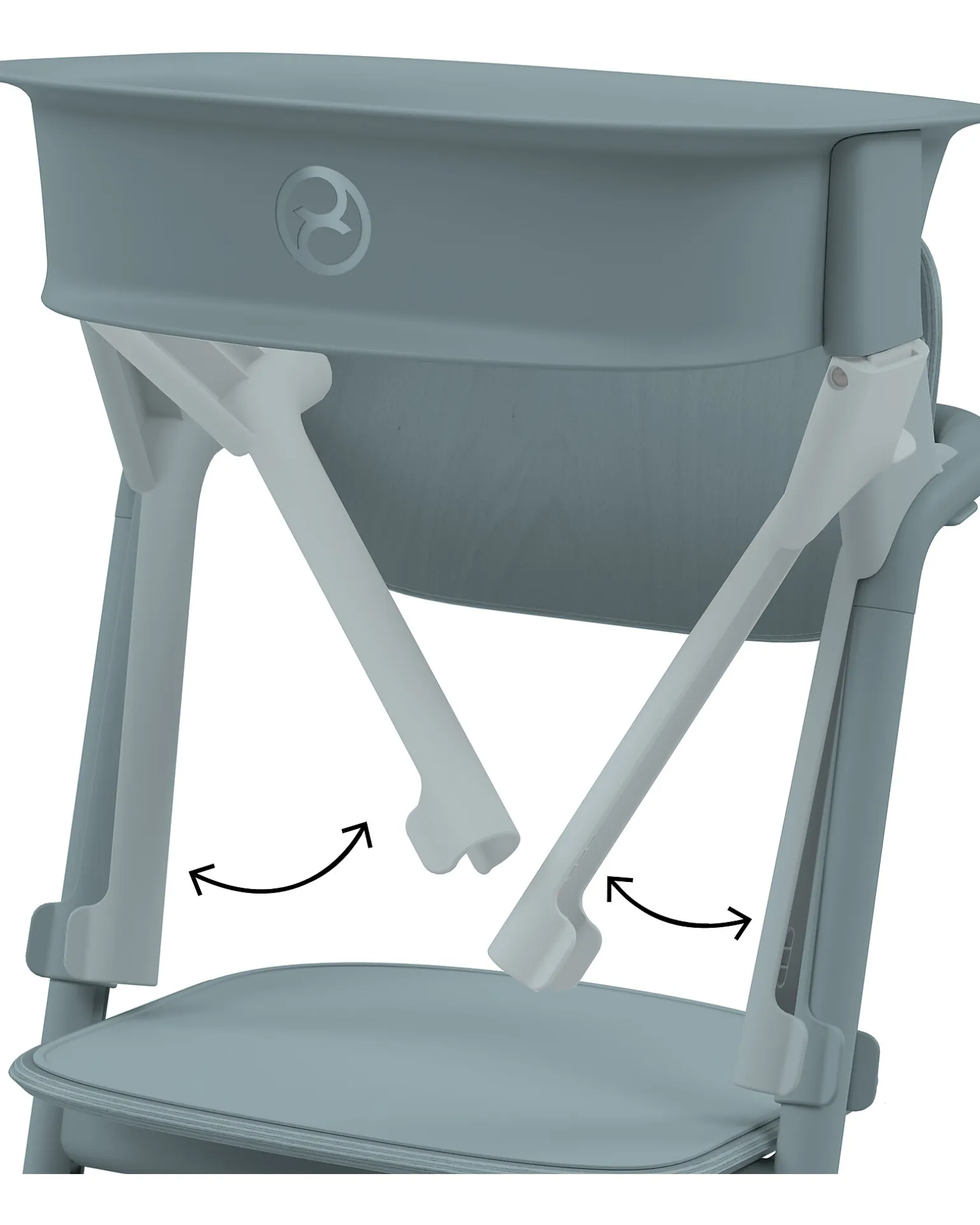 Set Torre di Apprendimento per Sedia Evolutiva LEMO - Stone Blue - Include Tappetini Antiscivolo