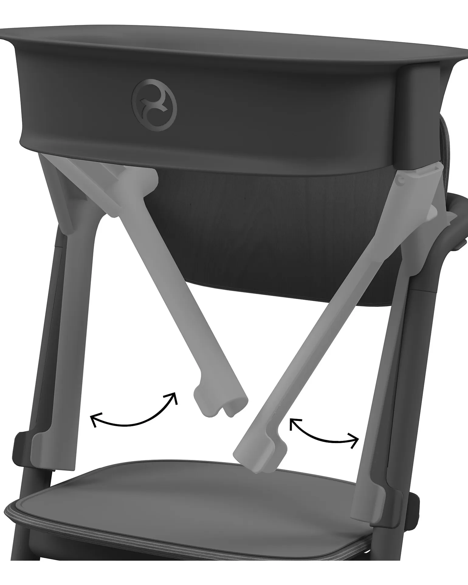 Set Torre di Apprendimento per Sedia Evolutiva LEMO - Stunning Black - Include Tappetini Antiscivolo