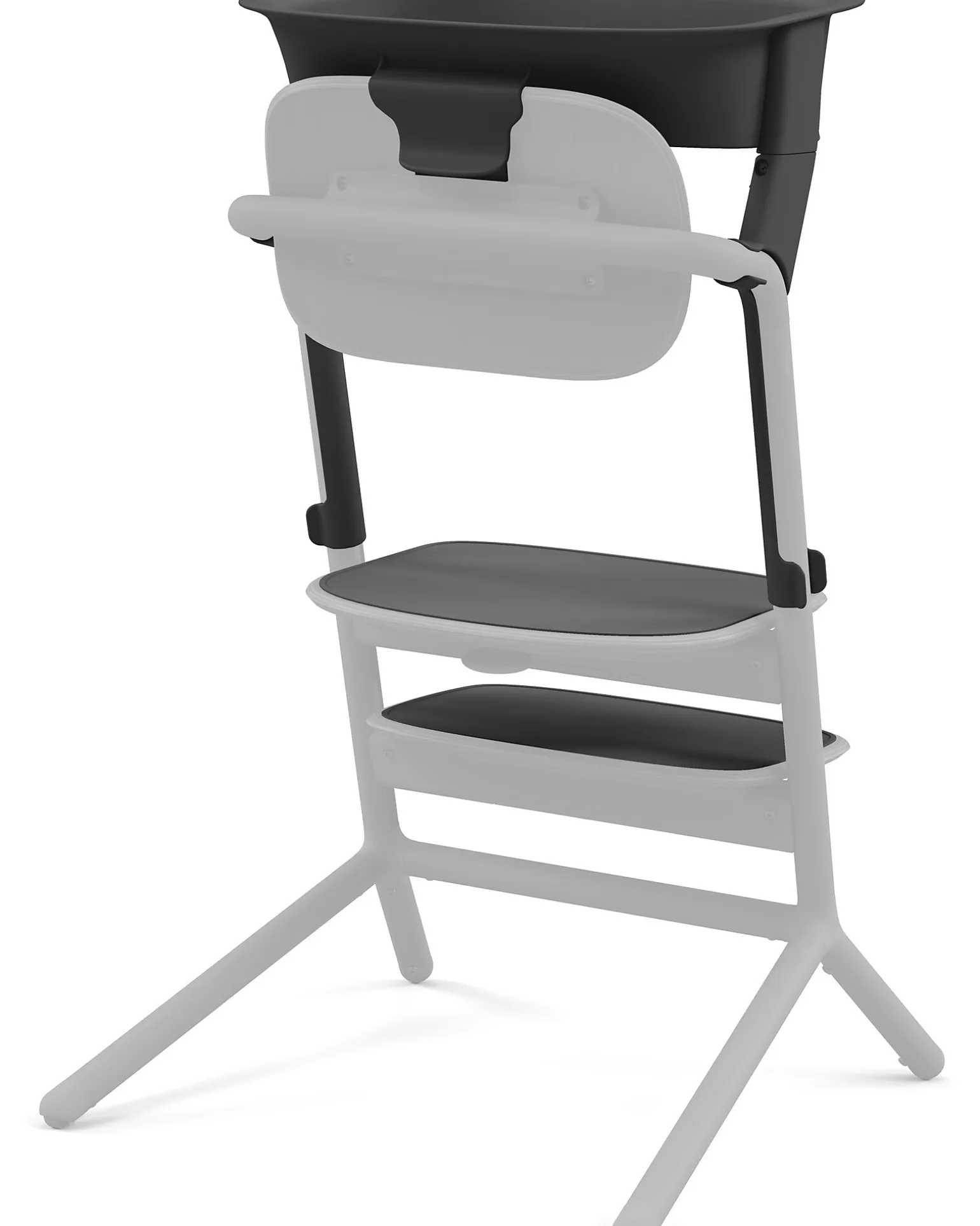 Set Torre di Apprendimento per Sedia Evolutiva LEMO - Stunning Black - Include Tappetini Antiscivolo