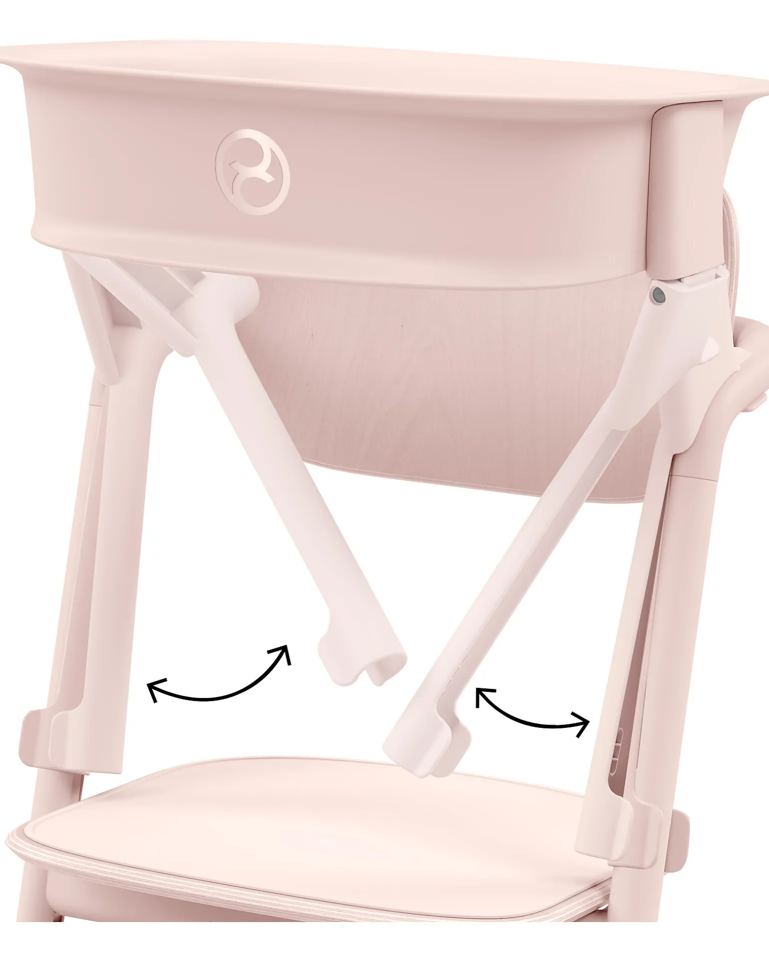 Set Torre di Apprendimento per Sedia Evolutiva LEMO - Pearl Pink - Include Tappetini Antiscivolo